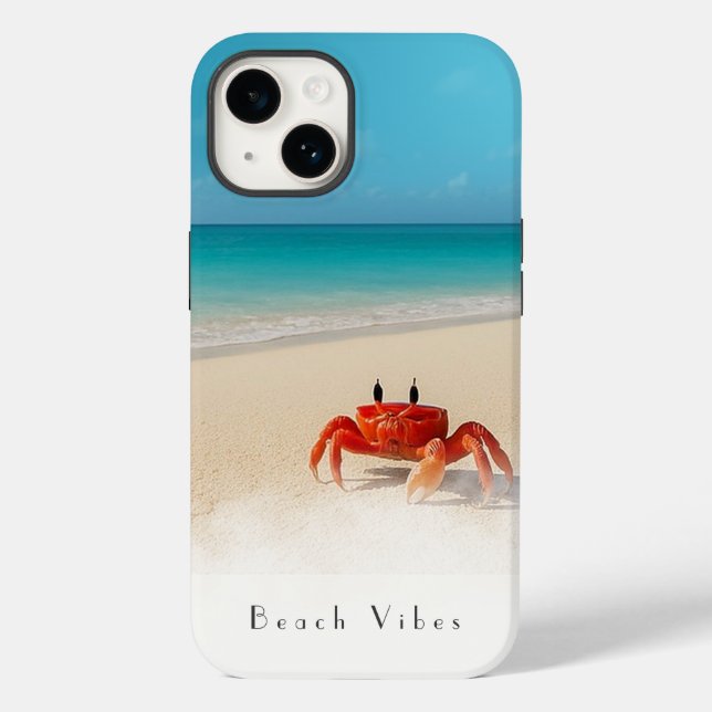 Beach Vibes - iPhone 14 Case 1 Crab (Verso)