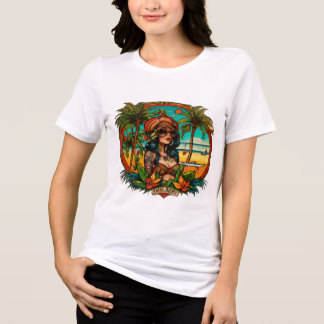 Beach Vibes: Sailor Jerry é uma t-shirt feminina ú