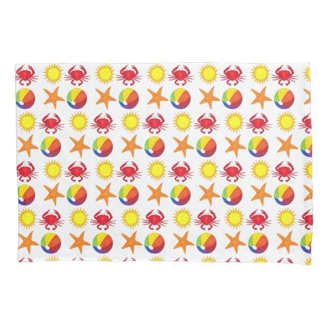 Beachball Sun Crab Starfish Seashore (Frente)