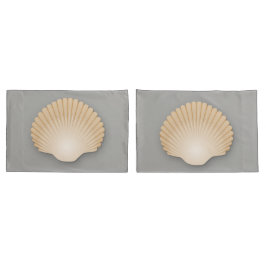 Beachy Tan Scalloped Seashell