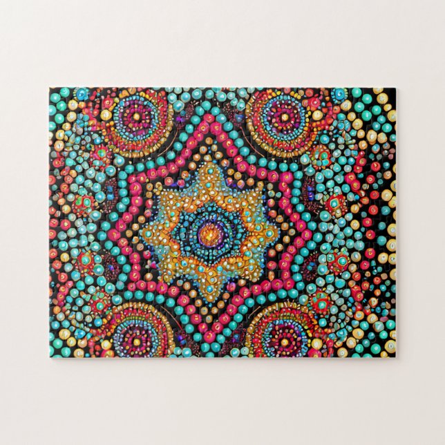 Bead Pattern 2 Fotografias Quebra-cabeça Internet  (Horizontal)