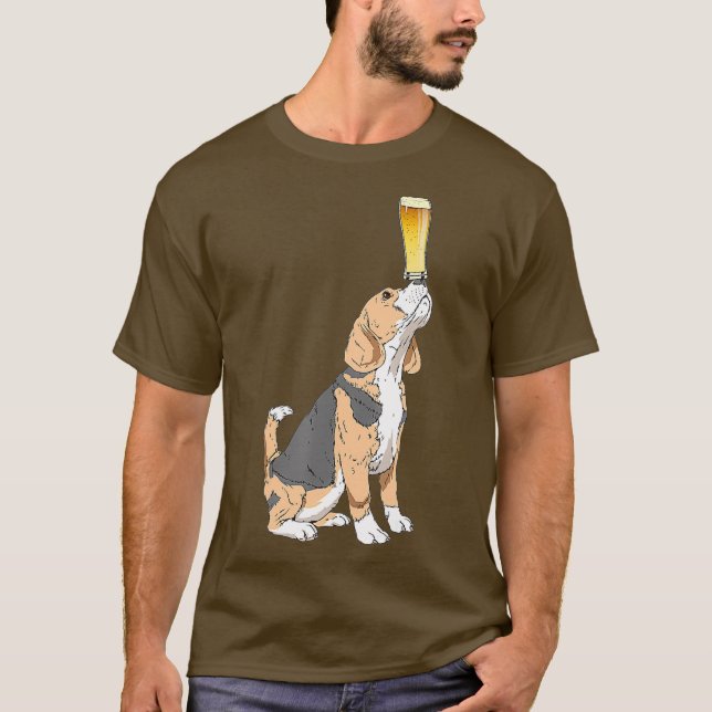 Beagle Abre Camisa Artesanato Camisa Camisa Camisa (Frente)