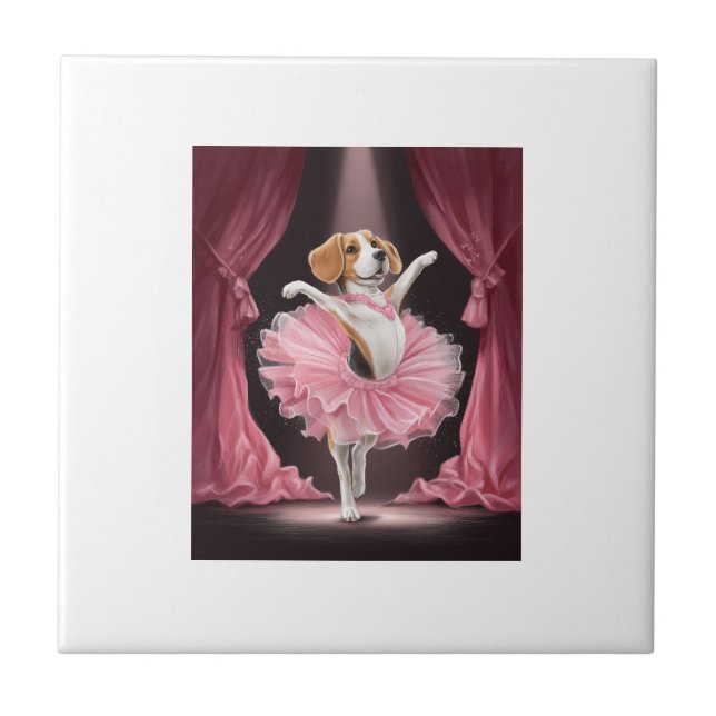 Beagle Bailarina � Dança Divertida de Cachorro (Frente)