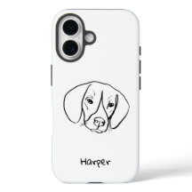 Beagle Bliss: Capa de telefone Personalizável de A