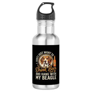 Beagle Cão Cerveja Artesanal Garrafa Lúpulo