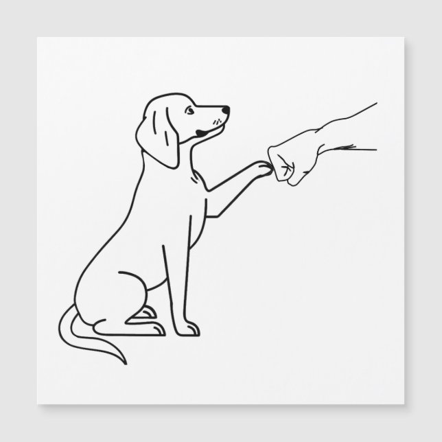  Beagle Cumprimento de Punho | Presente para Amant (Frente)