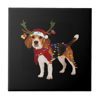 beagle dog christmas Classic T-Shirt