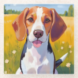 Beagle Dog Watercolor Pet Painting