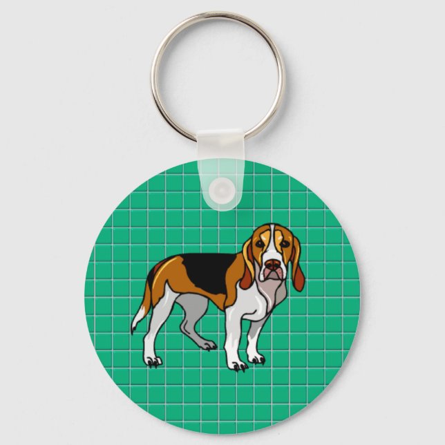 Beagle Green Chaveiro (Frente)