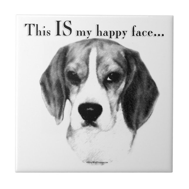 Beagle Happy Face; Beagle Feliz; Beagle Grumpy (Frente)