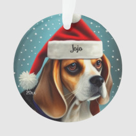 Beagle, Natal, Enfeite de Cachorro do Papai Noel