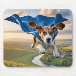 Beagle Superhero Mousepad