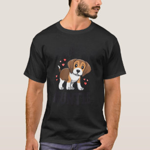 Beagle Tia Dift Dog Ama Minha Beagle Tuntie Camisa