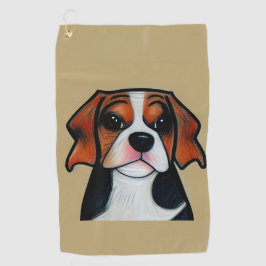 Beagle - Toon Golf Towel