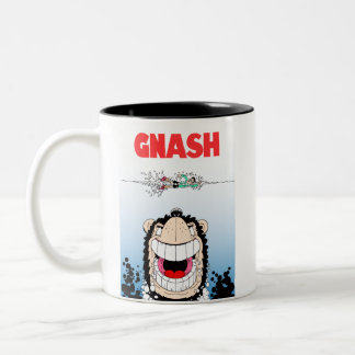 Beano Gnasher "Tubarão" paródia ☕️ caneca de café