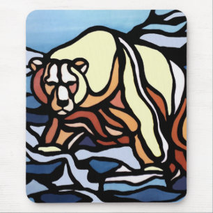 Bear Art Mousepad Na moda Wildlife Art Mousepad