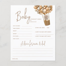 Bear Balões Modernos Jogo de Neutra Chá de Gênero