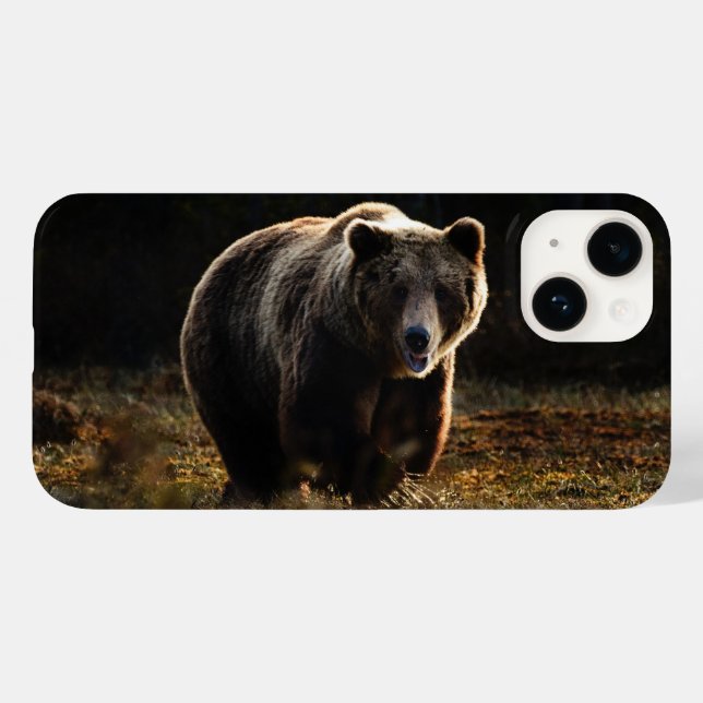 Bear iPhone 14 Case (Verso (horizontal))