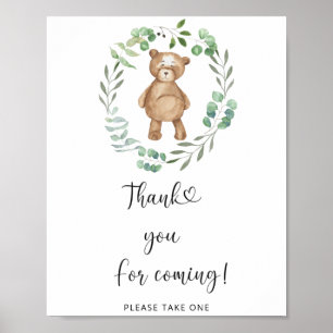 Bear \ Obrigado por vir Poster