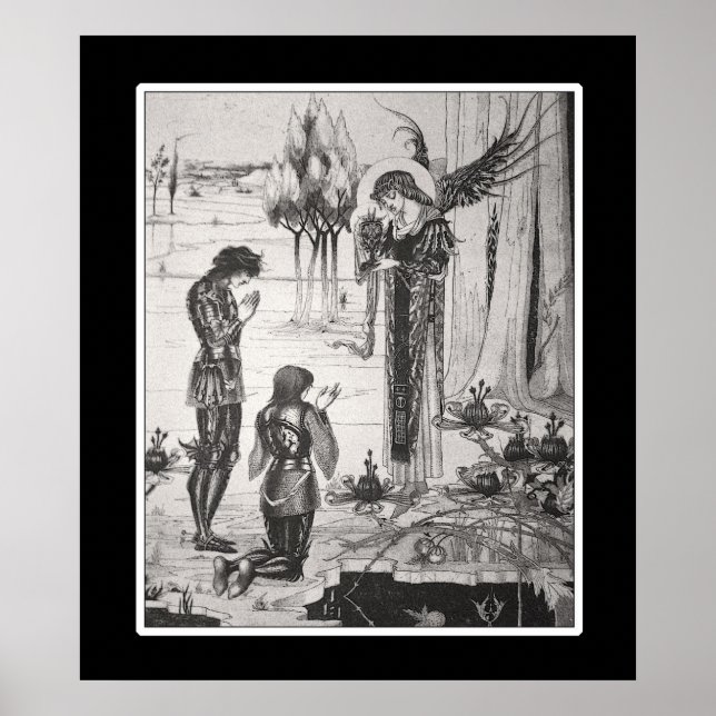 Beardsley King Arthur Poster (Frente)