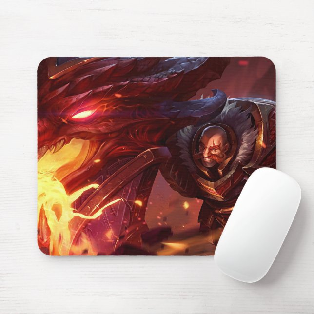 Bearer de blindagem do Mousepad de jogos | Pad Tem (Com mouse)