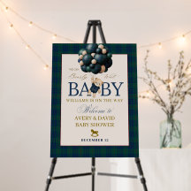 Bearly Wait Preppy Teddy Balloon Baby Shower