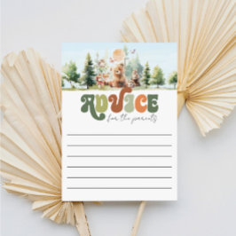 Beary Cute Advice para o Jogo de Chá de fraldas do