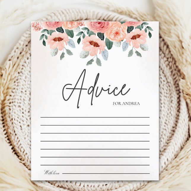 Beatiful Water Color Flowers Garden Baby Shower (Criador carregado)