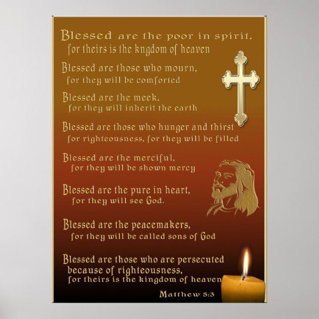 Beatitudes poster (Frente)