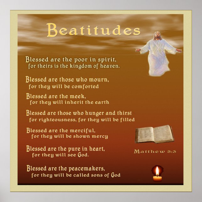 Beatitudes Poster (Frente)