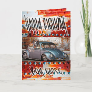 Beatle de cartão de aniversário