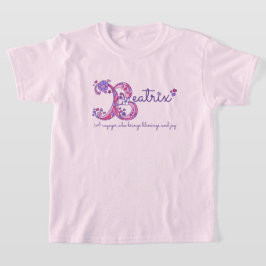 Beatrix garotas B nome significa camisa monográfic