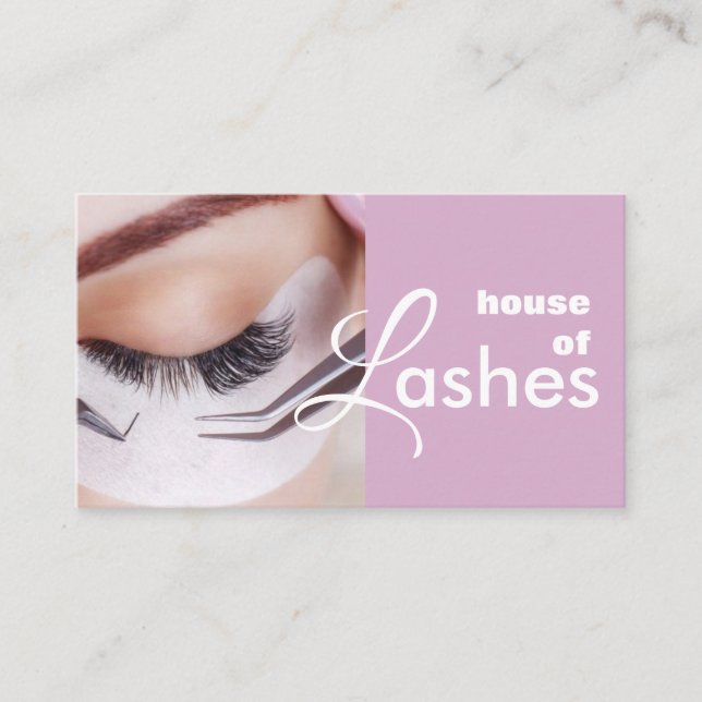 Beauon Salon Spa Lashes Brows Cartão de visita (Frente)