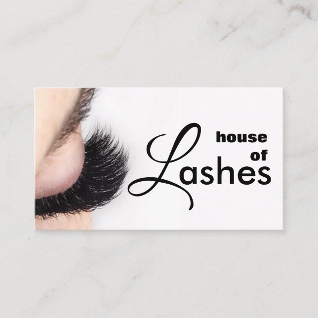 Beauon Salon Spa Lashes Brows Cartão de visita (Frente)