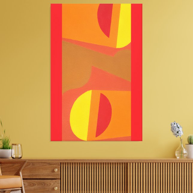 Beautiful and Vibrant Colors! Canvas Print (Insitu(Sala de estar))