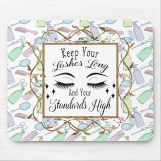 Beautiful Eyelashes Mouse Pad