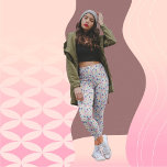 Beautiful Flowers and Envelopes Pattern Leggings<br><div class="desc">Introducing our stunning floral pattern leggings, perfect for adding a touch of elegance to any outfit. Made from high-quality, stretchy material, these leggings offer ultimate comfort and a flattering fit. The beautiful floral design is eye-catching and feminine, making them perfect for both casual and dressy occasions. With their versatile style,...</div>