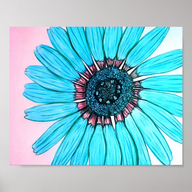 Beautiful Hand sketched Flower Poster (Frente)