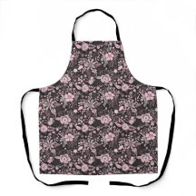 Beautiful retro style pink pastel floral pattern