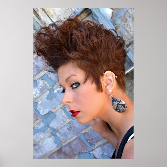 Beautiful Short Hair Poster (Frente)