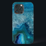 Beautiful Teal Blue Agate Stone OtterBox iPhone Ca<br><div class="desc">A beautiful teal blue agate stone pattern.</div>