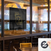 Beauty Parlor | Salão de Cabelo | Preto e Dourado