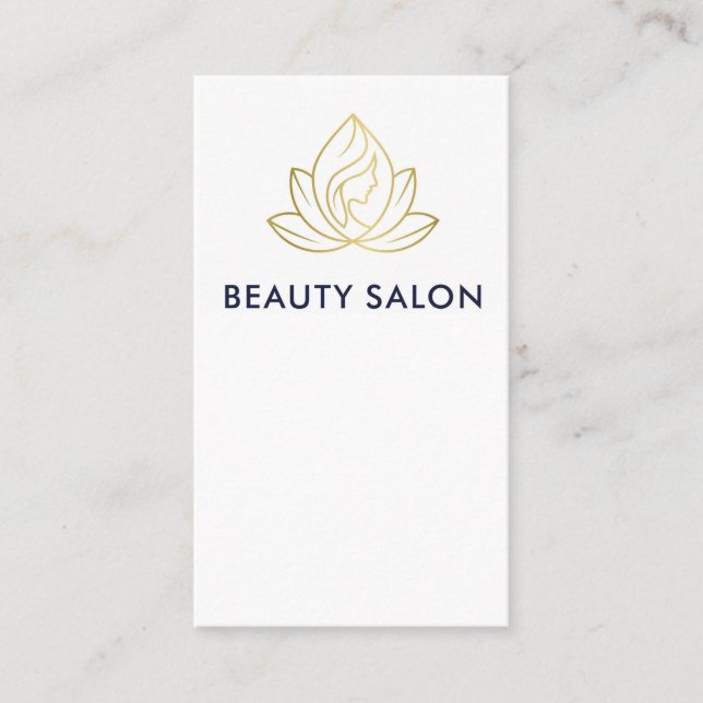 Beauty Salon Cartão de visita (Frente)