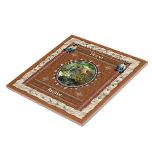 Beaver - Builder- Azulejo cerâmico