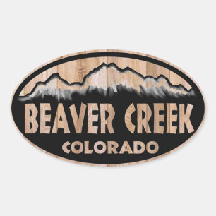 Beaver Creek Colorado Sinal de madeira adesivos ov