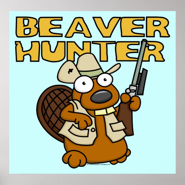 Beaver Hunter Poster (Frente)