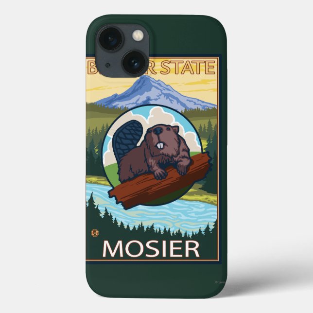 Beaver & Mt. Hood - Mosier, Oregon (Verso)