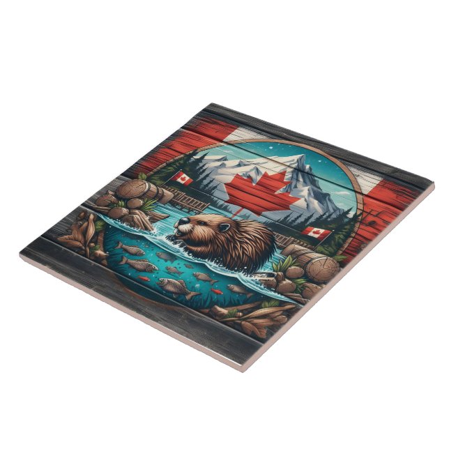 Beaver por Tree, orgulho canadense (Lateral)