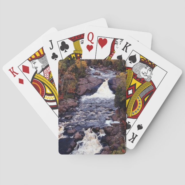 Beaver River Falls - Placas de jogar baralho (Verso)