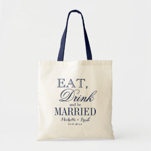 Beba e se case com as bolsas de tote de casamento